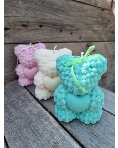 Rapšu vaska svece "Mīļumlācis"