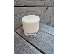 Rapšu vaska svece "Tu esi vislabākā krustmāte"