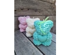 Rapšu vaska svece "Mīļumlācis"