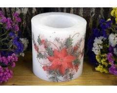 Parafīna laterna ar 3 rapšu vaska tējassvecēm